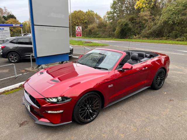 Ford Mustang 5.0 V8 GT 2dr Auto Convertible Petrol Red